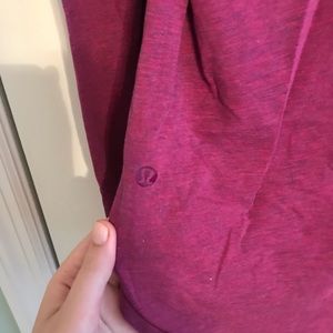 lululemon magenta long sleeve top.